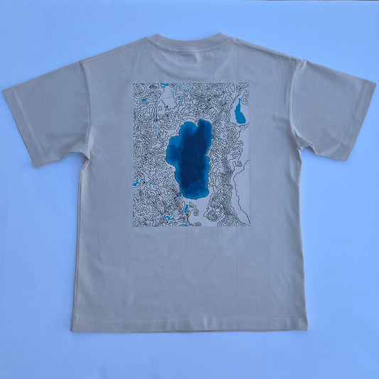 Tahoe Topography T-Shirt (Tan)