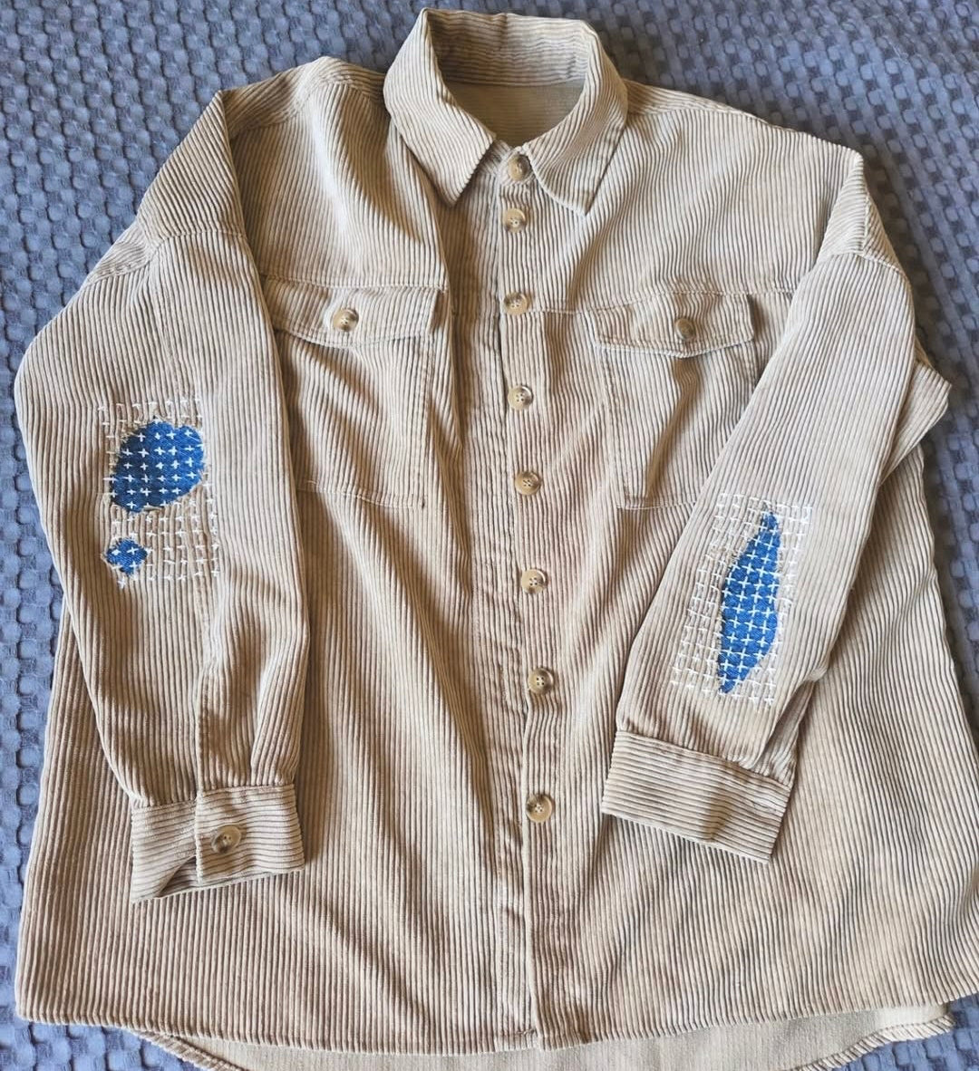 Upcycled Corduroy Patchwork Tahoe Jacket